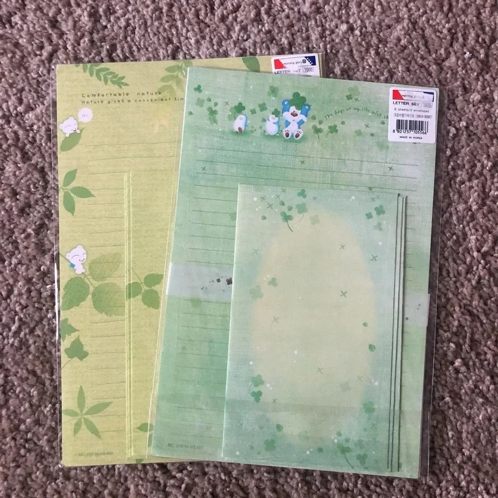 Korean Kawaii Furukawashiko Stationary Paper & Envelope Set